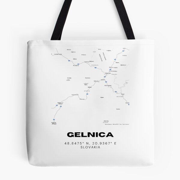 Item preview, Gelnica Slovakia Minimalist Map | Modern City Street Print designed and sold by RM-Journey.