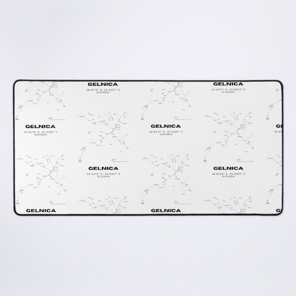 Item preview, Gelnica Slovakia Minimalist Map | Modern City Street Print designed and sold by RM-Journey.