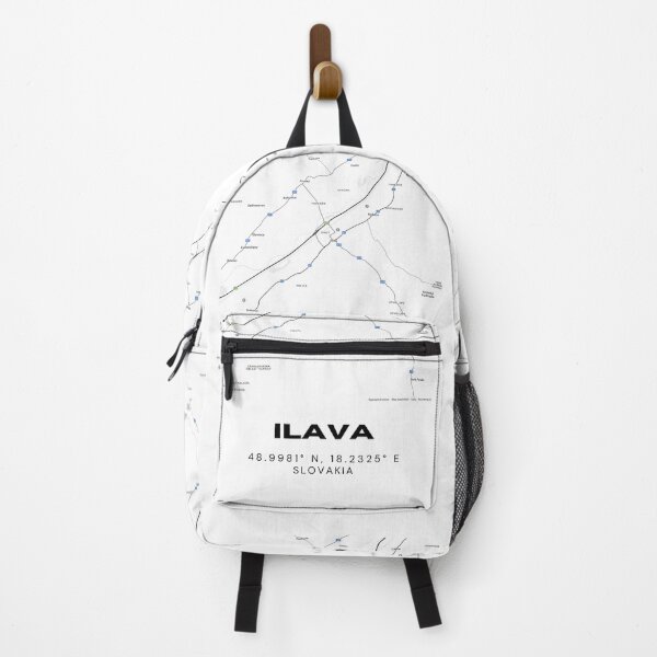 Item preview, Ilava Slovakia Minimalist Map | Contemporary City Layout Print designed and sold by RM-Journey.