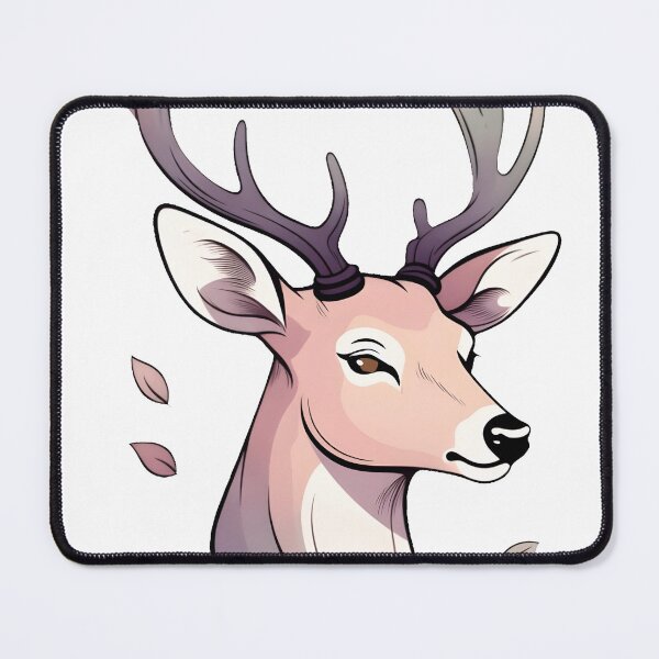 Item preview, Pastel deer head illustration designed and sold by Kivelo.