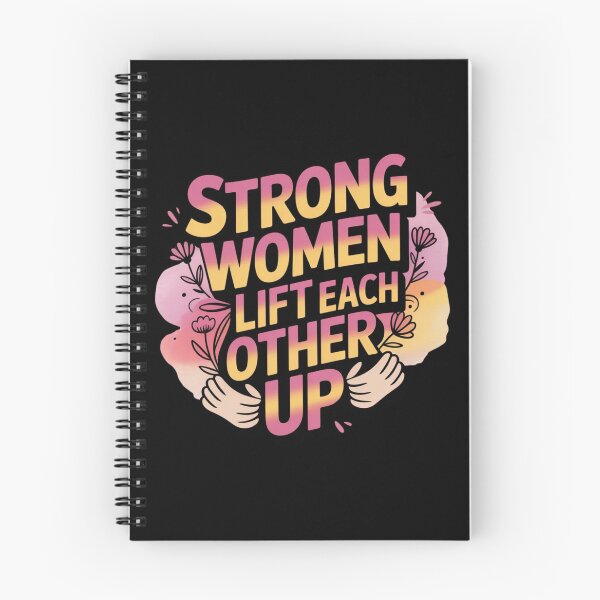 Item preview, Strong Women Lift Each Other Up – Feminist Empowerment Typography Design designed and sold by HubCreates.