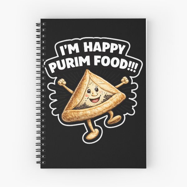 Item preview, I’m Happy Purim Food!!! – Playful Hamantaschen Celebration Design designed and sold by YG - YiddisheGesheft.