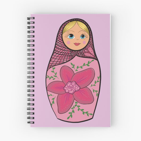 Item preview, Cute Matryoshka Doll Sticker – Colorful Russian Nesting Doll Folk Art Vinyl Decal designed and sold by AlyonaCo.