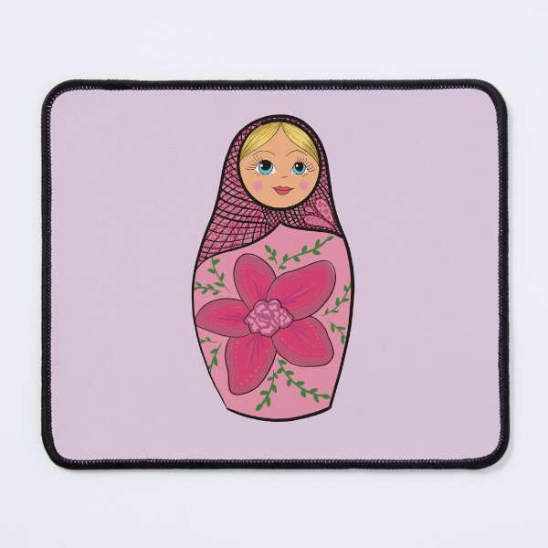 Item preview, Cute Matryoshka Doll Sticker – Colorful Russian Nesting Doll Folk Art Vinyl Decal designed and sold by AlyonaCo.