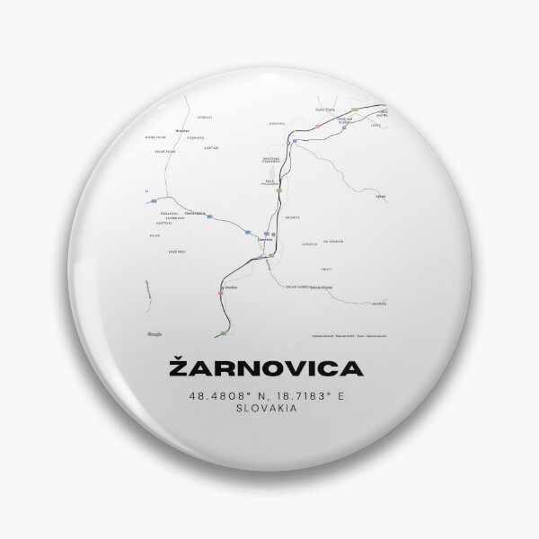 Item preview, Žarnovica Slovakia Minimalist City Map | Contemporary Street Print designed and sold by RM-Journey.