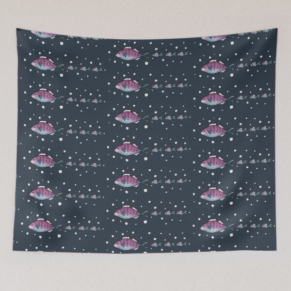 Item preview, A school of purple reef fish  designed and sold by VitSArt.
