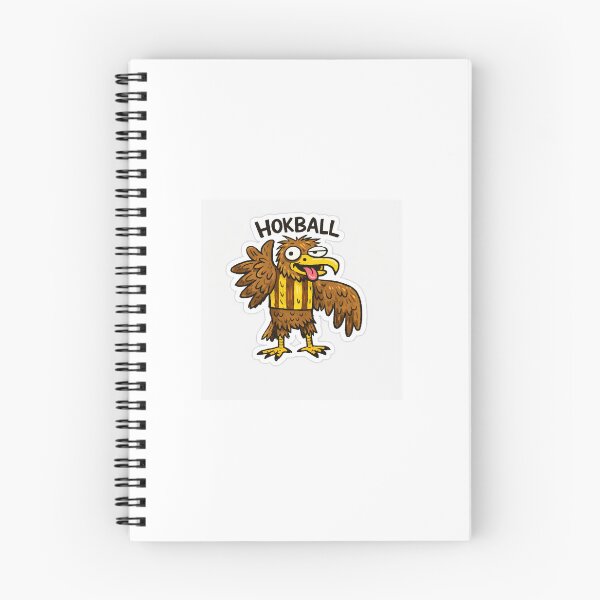 Item preview, HOKBALL Hawthorn Hawks designed and sold by Laugh Lines Studio.