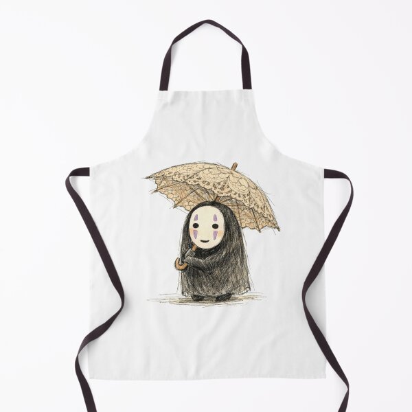 Item preview, NO FACE WITH BEIGE LACE PARASOL designed and sold by LIS AND MELIVERSO.