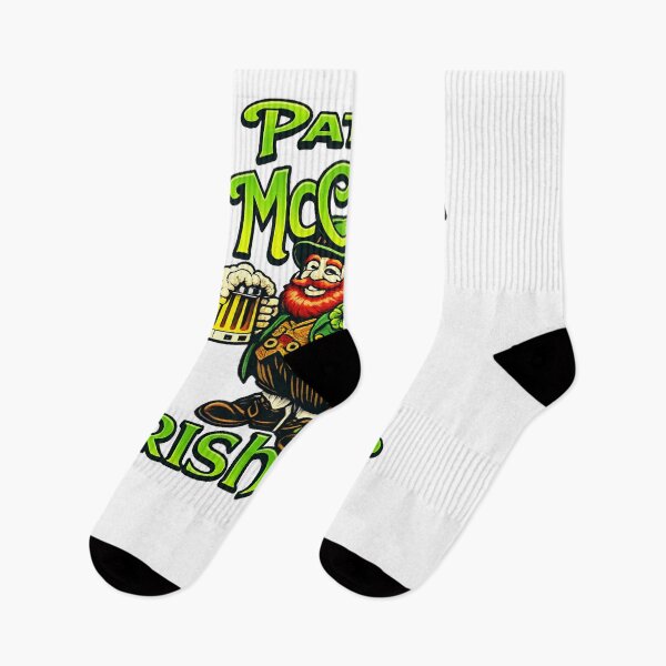 Item preview, Funny Irish Pub Shirt – Pat McCrotch Irish Pub Leprechaun Drinking Design designed and sold by GarnerSupplyCo.