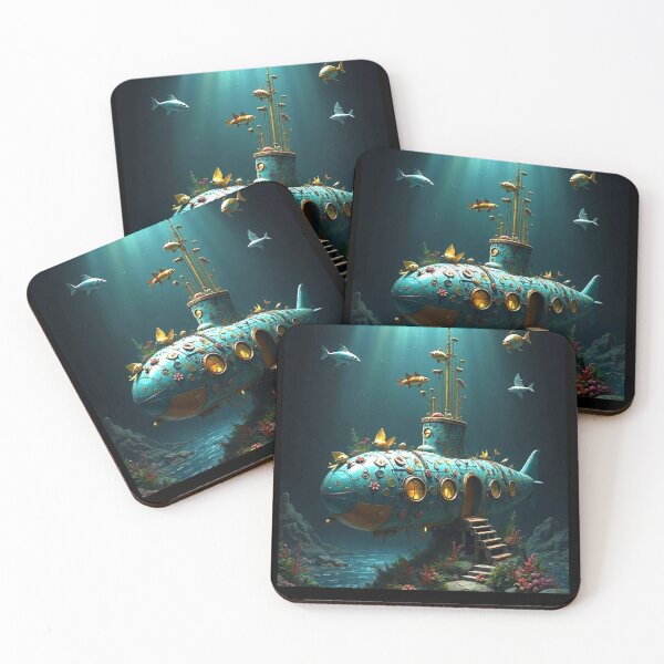 Item preview, Steampunk Submarine Dwelling – Underwater Fantasy Home designed and sold by Dogandesighn.