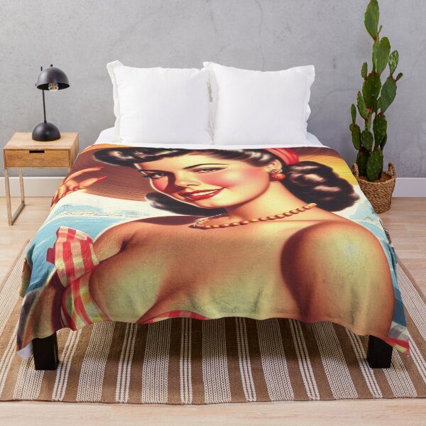 Artikelvorschau, Niedliches Sommer-Pin-up entworfen und verkauft von PulpVintage.