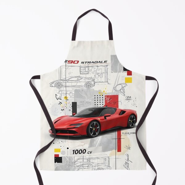 Item preview, Ferrari SF90 Stradale Art Poster Engineering & Speed Design designed and sold by Motorline44.