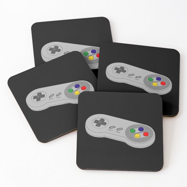 Item preview, Manette de console rétro 16-bit grise avec boutons colorés designed and sold by Wawan35200.