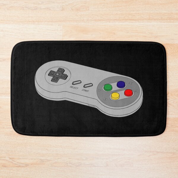 Item preview, Manette de console rétro 16-bit grise avec boutons colorés designed and sold by Wawan35200.