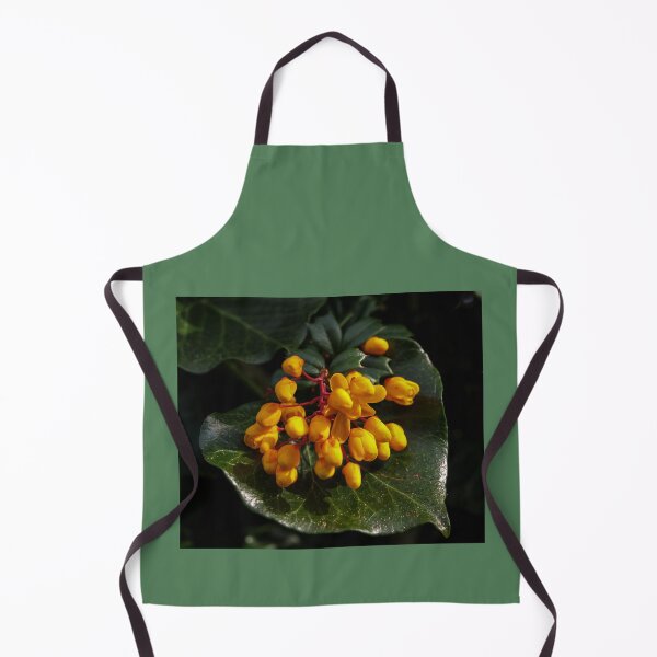 Item preview, YELLOW BERBERIS FLOWERS ON GREEN LEAF designed and sold by Richard Brookes Photography.