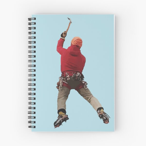 Item preview, Ice Climber in Action Illustration designed and sold by Arturo Daniel Garcia Palomo.