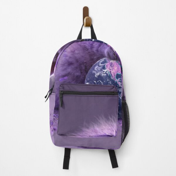 Item preview, Pure Tenderness: Purple Kitten Hugging the World designed and sold by med-lavender-ee.