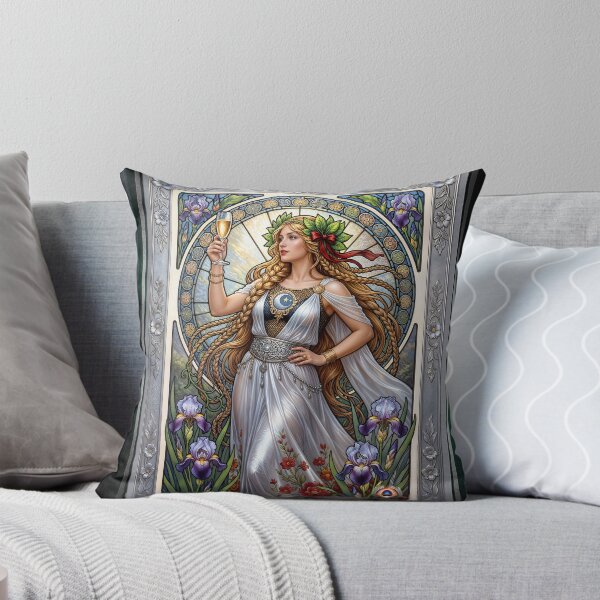 Item preview, Goddess Of The Golden Chalice - A Toast To Eternity Celestial AI Concept Art by Xzendor7 designed and sold by Xzendor7 Digital Art Creations.