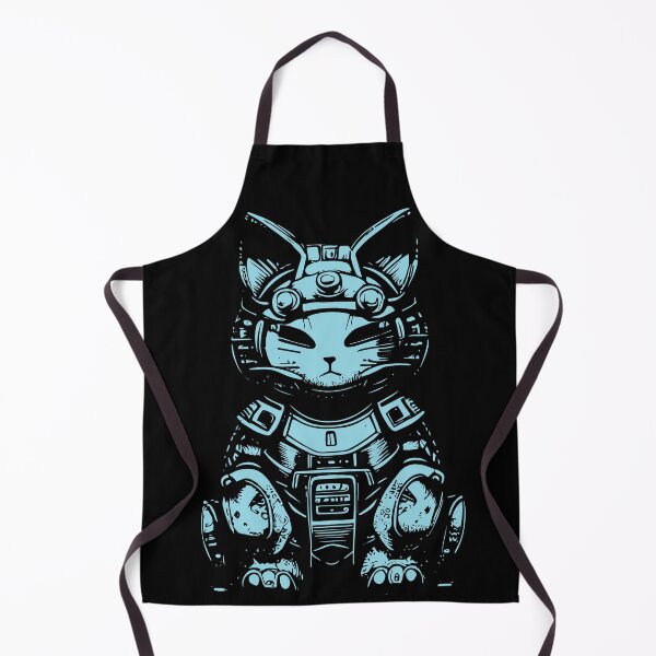 Item preview, Cyan Cyberpunk Kitty Cat designed and sold by Wilder Wood.