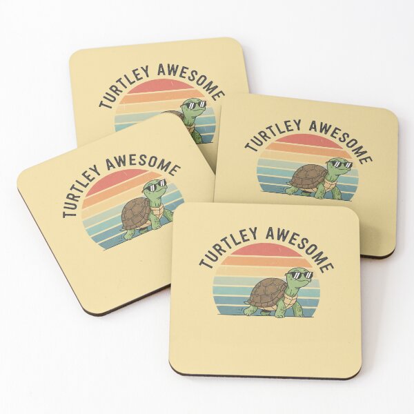 Item preview, Turtley Awesome Retro Sunset Turtle designed and sold by Hepic.