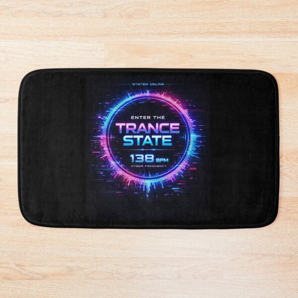 Item preview, Dark Cyber Trance 138 BPM – Futuristic Rave Neon EDM Design designed and sold by Bizertart.