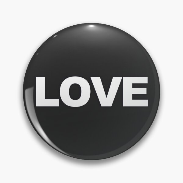 Item preview, LOVE — White Minimal Bold Type Statement designed and sold by WORDPAUSE.