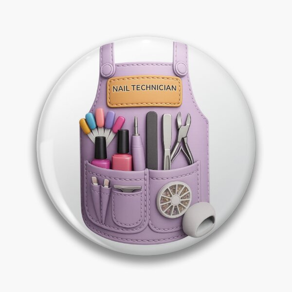 Item preview, Cute Nail Technician Apron Design – Nail Tech Gift for Beauty Professionals designed and sold by Sqwirlgrl.