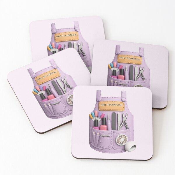 Item preview, Cute Nail Technician Apron Design – Nail Tech Gift for Beauty Professionals designed and sold by Sqwirlgrl.
