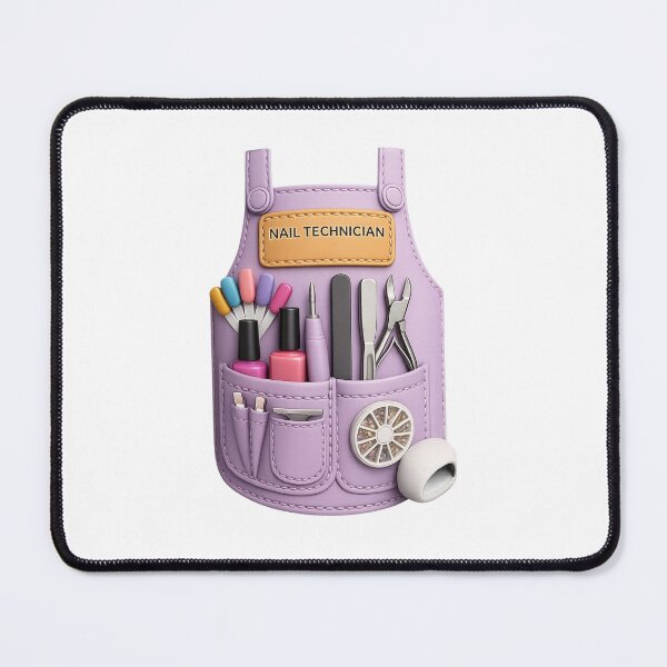 Item preview, Cute Nail Technician Apron Design – Nail Tech Gift for Beauty Professionals designed and sold by Sqwirlgrl.