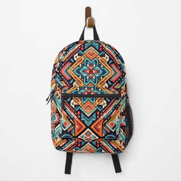 Item preview, colorful geometric navajo pattern designed and sold by Dogandesighn.