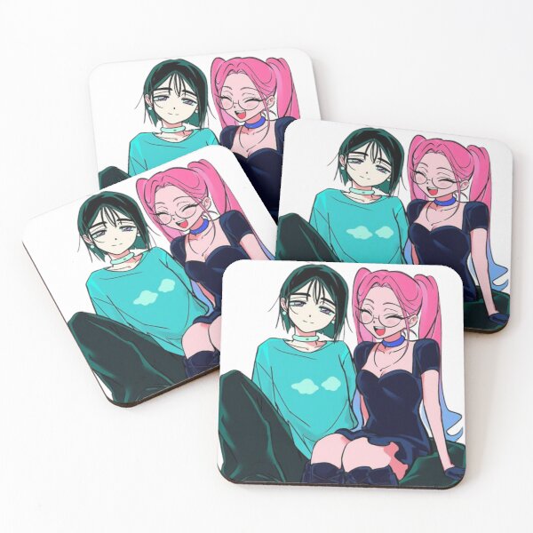 Item preview, Mizi and Sua smiling together designed and sold by Black Sorrow.