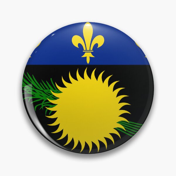 Item preview, Guadeloupe Local Flag - Caribbean Butterfly Isle & French Heritage designed and sold by NTGUILTY.