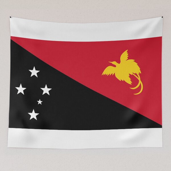 Item preview, Papua New Guinea Flag - Raggiana Bird of Paradise & Southern Cross designed and sold by NTGUILTY.