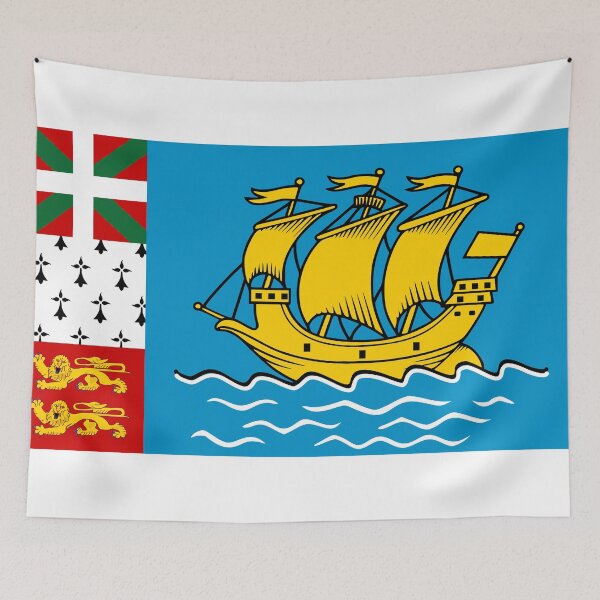 Item preview, Saint Pierre and Miquelon Flag - French North Atlantic Heritage designed and sold by NTGUILTY.