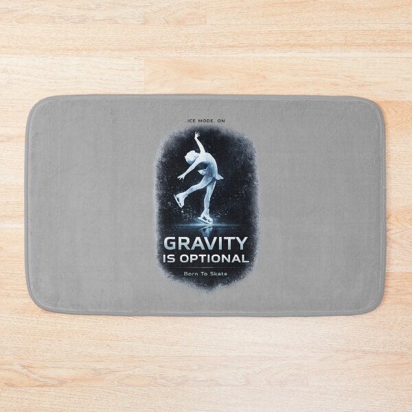 Item preview, Dark Ice Figure Skating Design – Gravity Is Optional Design designed and sold by Bizertart.