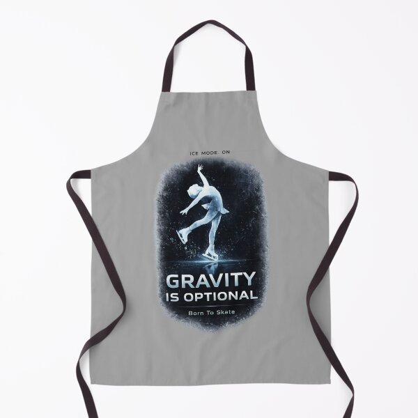 Item preview, Dark Ice Figure Skating Design – Gravity Is Optional Design designed and sold by Bizertart.