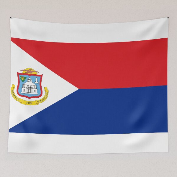 Item preview, Sint Maarten Flag - Caribbean Dutch Heritage & Friendly Island Pride designed and sold by NTGUILTY.