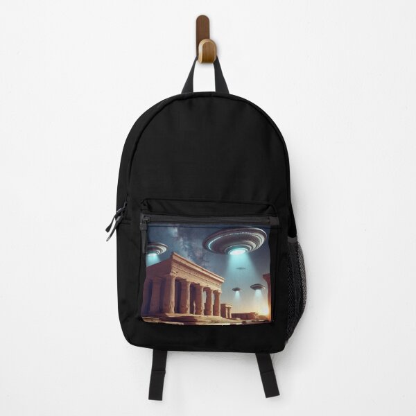 Item preview, UFOs Flying Over Sumerian Temples designed and sold by Dogandesighn.