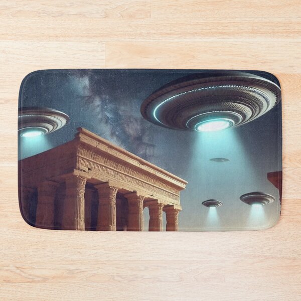 Item preview, UFOs Flying Over Sumerian Temples designed and sold by Dogandesighn.