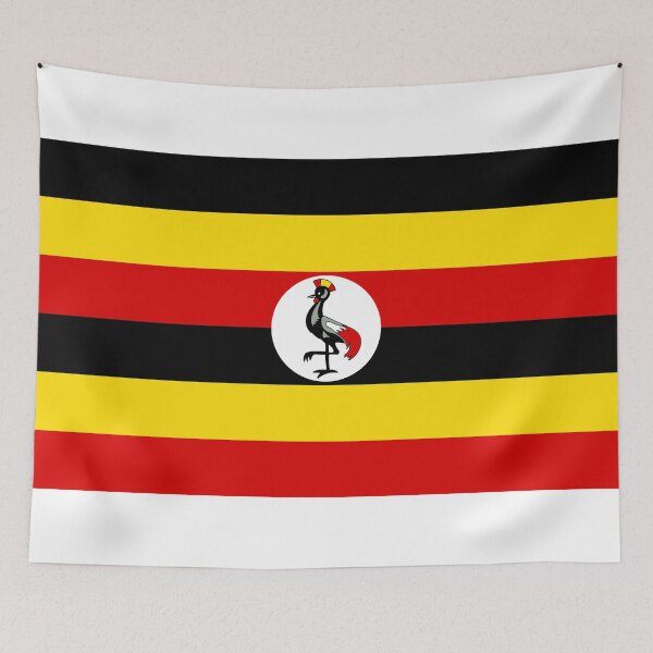 Item preview, Uganda National Flag - Crested Crane & Pearl of Africa Pride designed and sold by NTGUILTY.