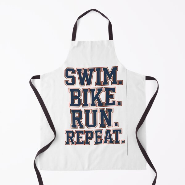 Item preview, Swim Bike Run Repeat - Triathlon College Typography designed and sold by valezaziki.