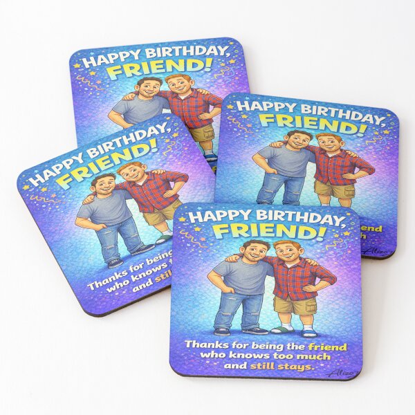 Item preview, Happy Birthday, Friend – The One Who Knows Too Much designed and sold by alizo74.