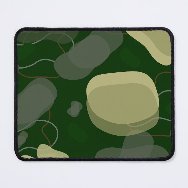 Item preview, Organic Depth – Abstract Green Pattern designed and sold by Inkae Studio.