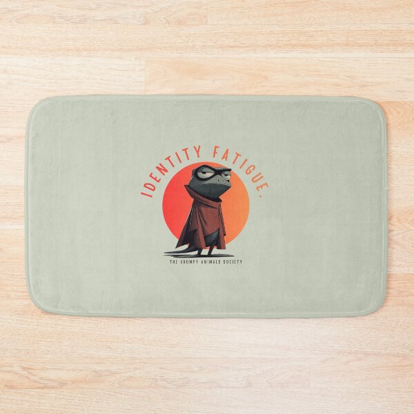 Item preview, Identity Fatigue – Grumpy Chameleon in Mask and Cape designed and sold by grumpyanimals.