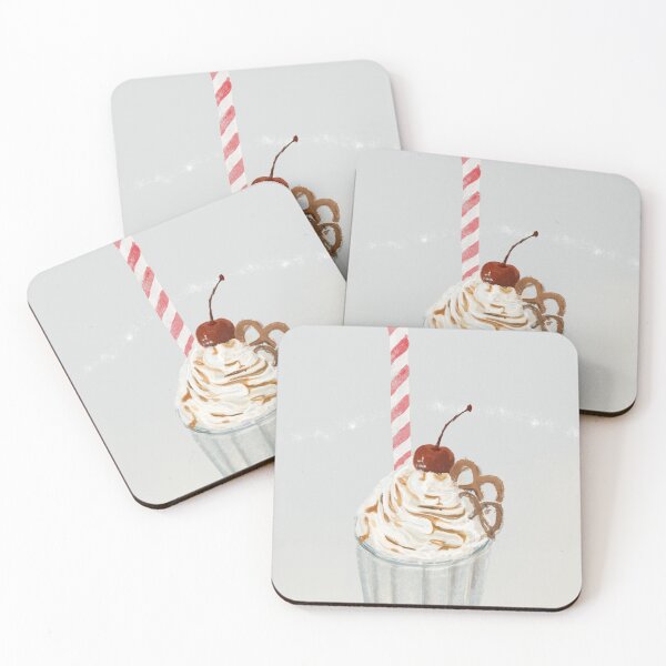 Item preview, Cherry on creamy top, milkshake designed and sold by Cuddles Little Crumbs.