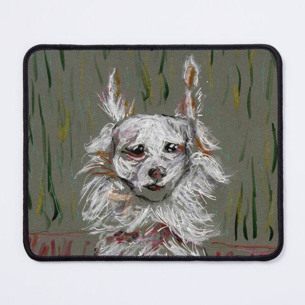 Item preview, White Dog after "Folette" by Henri de Toulouse-Lautrec around 1890 designed and sold by LymphomaLass.