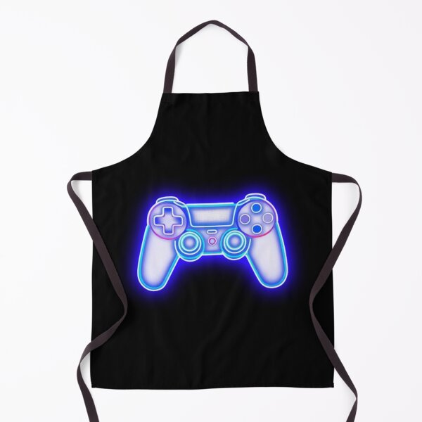 Item preview, Neon blue and purple game controller icon designed and sold by Wawan35200.