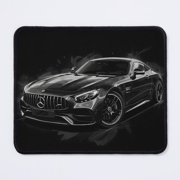 Item preview, Mercedes-AMG GT Dark Art Poster Black Automotive Style designed and sold by Motorline44.