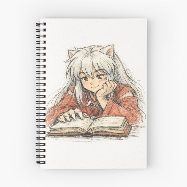 Item preview, ANIME WARRIOR WITH OPEN BOOK designed and sold by LIS AND MELIVERSO.