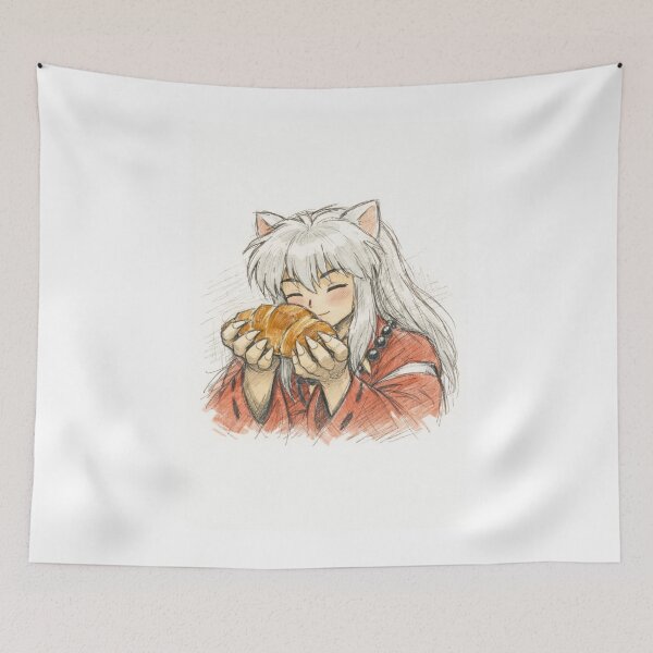 Item preview, ANIME WARRIOR WITH GOLDEN CROISSANT designed and sold by LIS AND MELIVERSO.